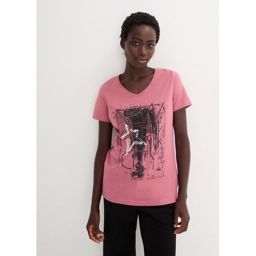 T-shirt ze sklepu bonprix w kategorii Bluzki damskie - zdjęcie 170621194
