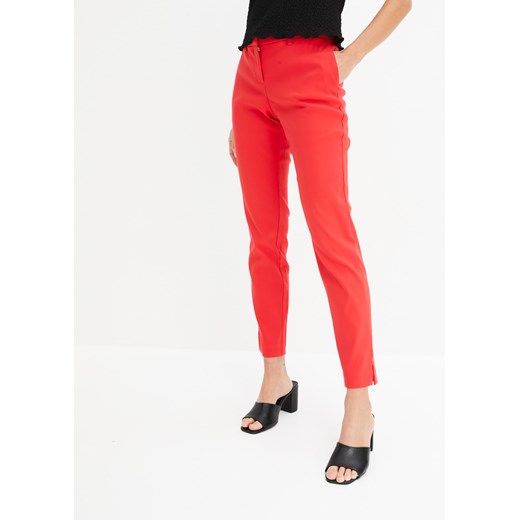 Spodnie ze stretchem ze sklepu bonprix w kategorii Spodnie damskie - zdjęcie 170621713