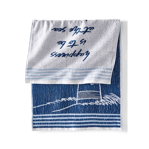 Ręczniki z motywem latarni morskiej ze sklepu bonprix w kategorii Ręczniki - zdjęcie 170622272