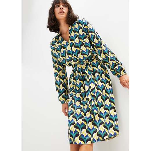 Sukienka szmizjerka z wiązanym paskiem ze sklepu bonprix w kategorii Sukienki - zdjęcie 170622440