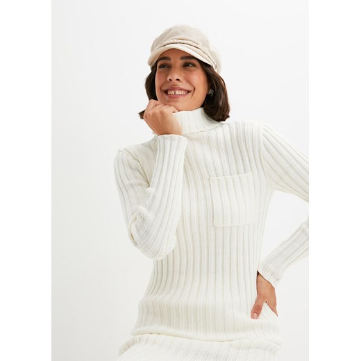 Sweter z golfem ze sklepu bonprix w kategorii Swetry damskie - zdjęcie 170622490