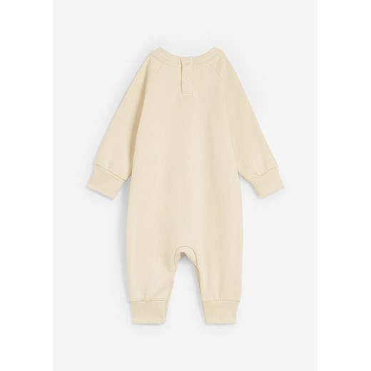 Kombinezon dresowy niemowlęcy z bawełny organicznej ze sklepu bonprix w kategorii Kombinezony i kurtki - zdjęcie 170622592