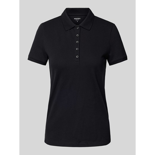 Koszulka polo o kroju regular fit w jednolitym kolorze ze sklepu Peek&Cloppenburg  w kategorii Bluzki damskie - zdjęcie 170624322