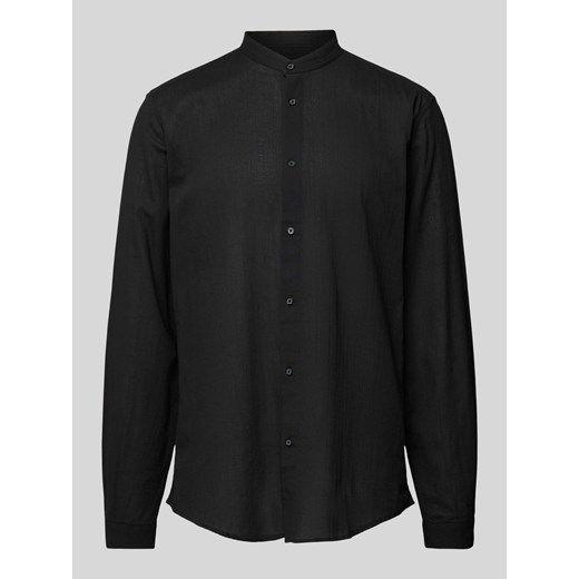 Koszula casualowa o kroju regular fit ze stójką ze sklepu Peek&Cloppenburg  w kategorii Koszule męskie - zdjęcie 170624323