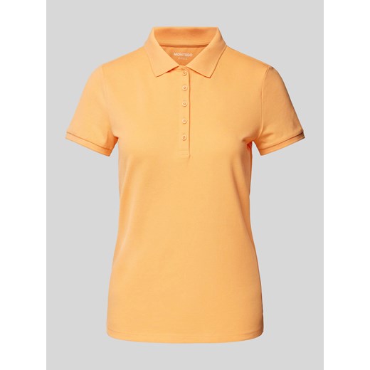 Koszulka polo o kroju regular fit w jednolitym kolorze Montego XS Peek&Cloppenburg 