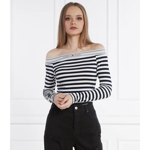 Tommy Jeans Bluzka | Slim Fit Tommy Jeans XS wyprzedaż Gomez Fashion Store