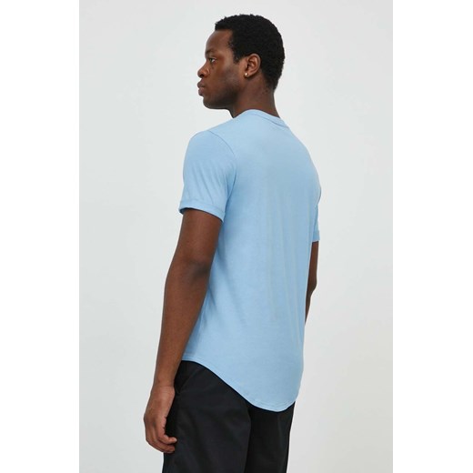 T-shirt męski Calvin Klein z krótkimi rękawami niebieski 