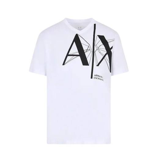 t-shirt męski armani exchange 6rztbe zjaaz biały ze sklepu Royal Shop w kategorii T-shirty męskie - zdjęcie 170633343