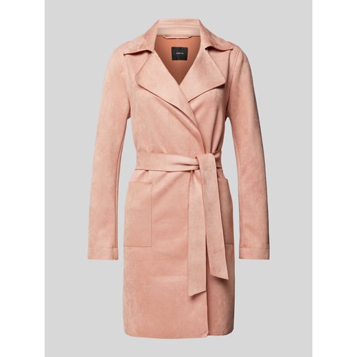 Płaszcz z wiązanym paskiem ze sklepu Peek&Cloppenburg  w kategorii Płaszcze damskie - zdjęcie 170634431