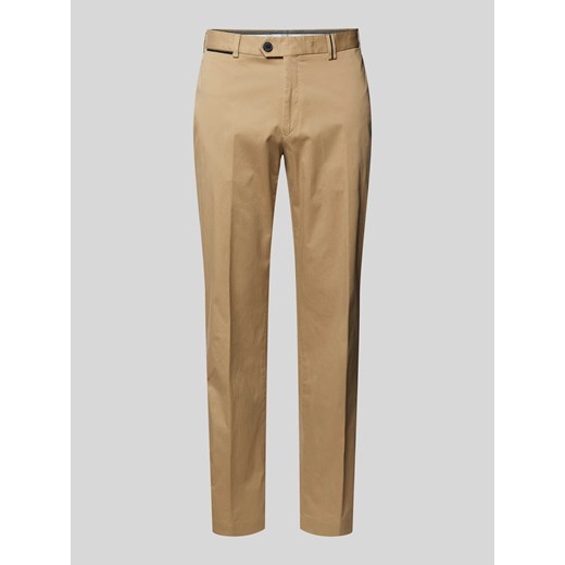 Spodnie o kroju slim fit w kant model ‘PEAKER’ ze sklepu Peek&Cloppenburg  w kategorii Spodnie męskie - zdjęcie 170634574