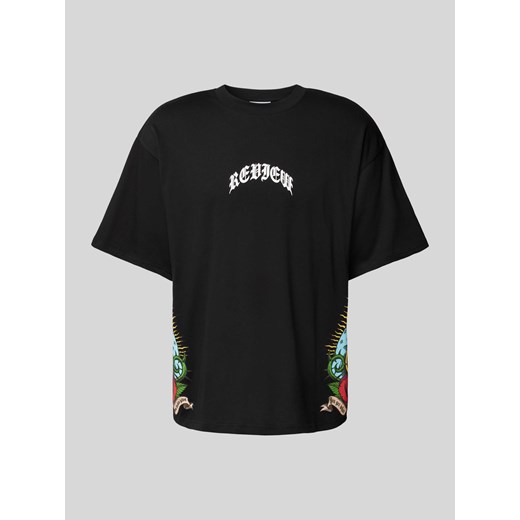 T-shirt z nadrukiem z logo i motywem ze sklepu Peek&Cloppenburg  w kategorii T-shirty męskie - zdjęcie 170634781