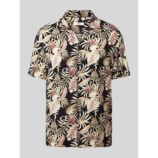 Koszula biznesowa z wiskozy z wzorem na całej powierzchni ze sklepu Peek&Cloppenburg  w kategorii Koszule męskie - zdjęcie 170634883