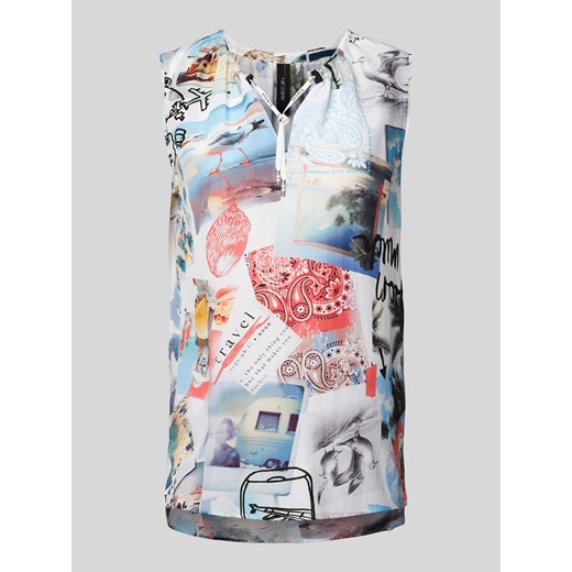 Top bluzkowy z wzorem na całej powierzchni ze sklepu Peek&Cloppenburg  w kategorii Bluzki damskie - zdjęcie 170634982