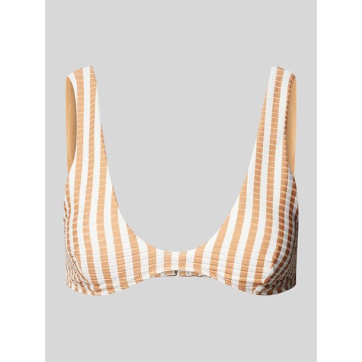 Top bikini z fakturowanym wzorem ze sklepu Peek&Cloppenburg  w kategorii Stroje kąpielowe - zdjęcie 170635064