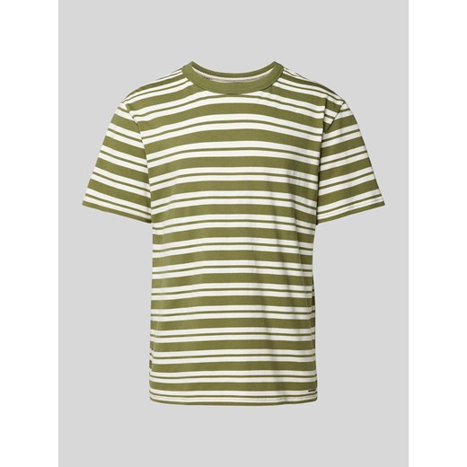 T-shirt ze wzorem w paski model ‘AKKIKKI’ ze sklepu Peek&Cloppenburg  w kategorii T-shirty męskie - zdjęcie 170635160