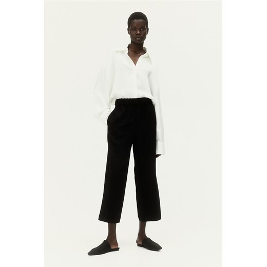 H & M - Spodnie culottes bez zapięcia - Czarny ze sklepu H&M w kategorii Spodnie damskie - zdjęcie 170635360