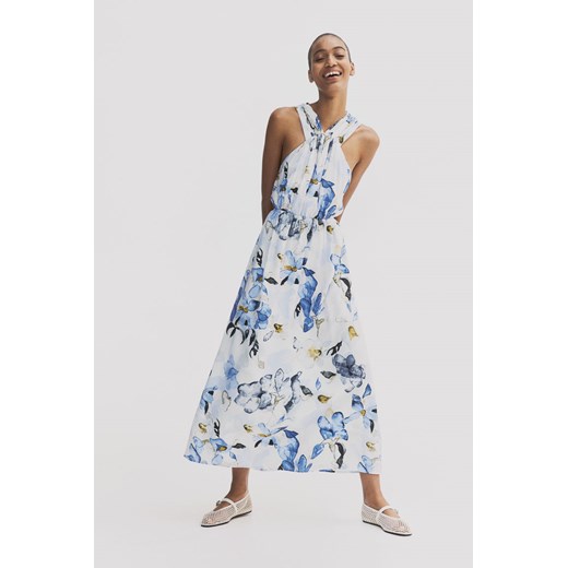 Sukienka H & M w kwiaty prosta 