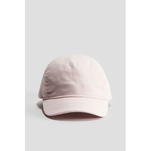 H & M - Bawełniana czapka z daszkiem - Różowy ze sklepu H&M w kategorii Czapki dziecięce - zdjęcie 170635444