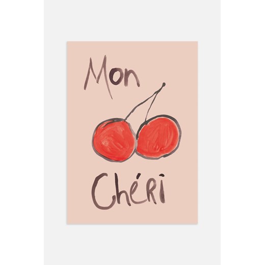 H & M - Mon Cheri Plakat - Brązowy H & M 30x40 H&M