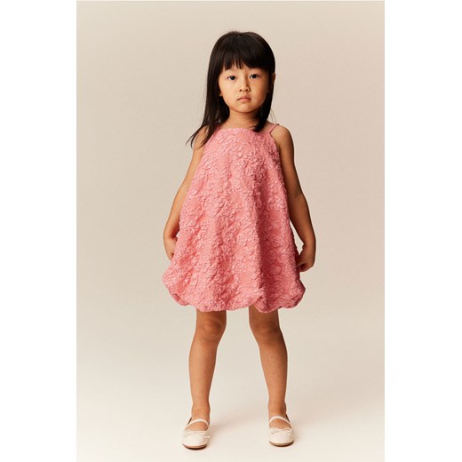 H & M - Sukienka z obszernym baloniastym dołem - Różowy ze sklepu H&M w kategorii Sukienki dziewczęce - zdjęcie 170635920