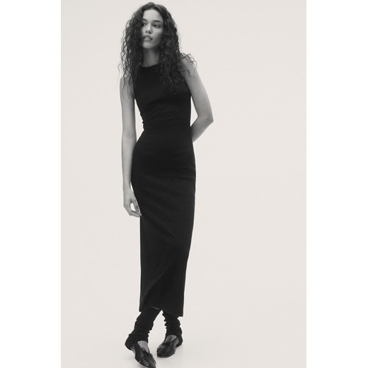 H & M - Sukienka bodycon w prążki - Czarny ze sklepu H&M w kategorii Sukienki - zdjęcie 170636374