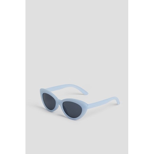 H & M - Okulary przeciwsłoneczne typu „kocie oczy" - Niebieski ze sklepu H&M w kategorii Okulary przeciwsłoneczne dziecięce - zdjęcie 170636410