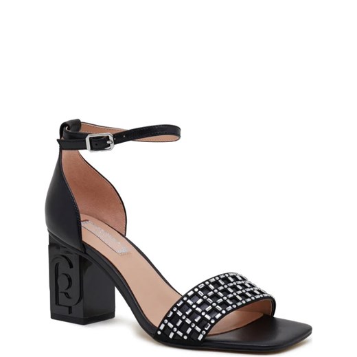 Liu Jo Skórzane sandały na słupku VIOLET ze sklepu Gomez Fashion Store w kategorii Sandały damskie - zdjęcie 170638893