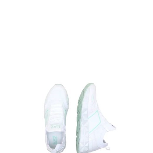 Buty sportowe męskie białe Emporio Armani sznurowane z tkaniny 