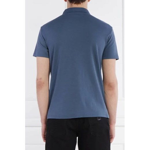 T-shirt męski niebieski Armani Exchange z krótkim rękawem 