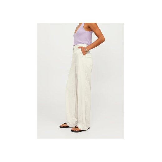 JJXX Spodnie materiałowe Mary 12249985 Beżowy Regular Fit ze sklepu MODIVO w kategorii Spodnie damskie - zdjęcie 170640753
