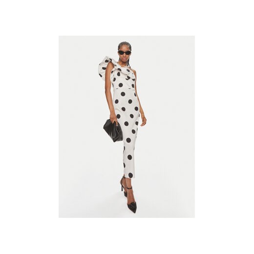 Babylon Sukienka koktajlowa MF0216 Biały Regular Fit 42 MODIVO