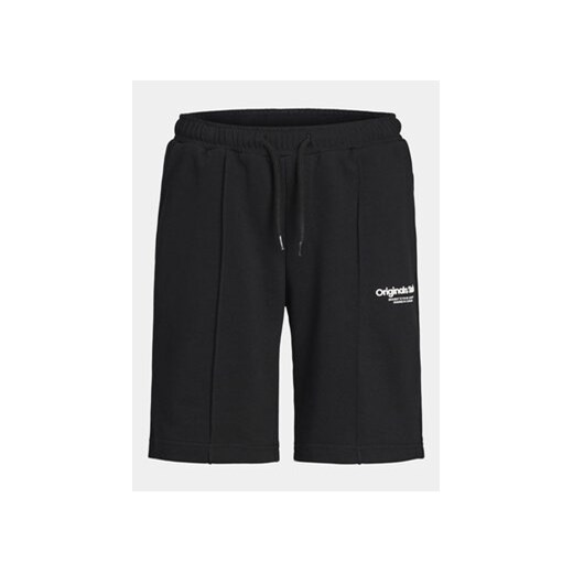 Jack&Jones Junior Szorty sportowe Vesterbro 12254196 Czarny Loose Fit ze sklepu MODIVO w kategorii Spodenki chłopięce - zdjęcie 170641090