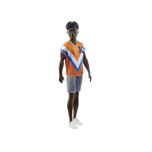 Lalka BARBIE Fashionistas Ken Pomarańczowy T-shirt ze sklepu 5.10.15 w kategorii Zabawki - zdjęcie 170642091