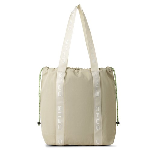 Opus Damski shopper - Anessi Kobiety beżowy jednolity ze sklepu vangraaf w kategorii Torby Shopper bag - zdjęcie 170642540