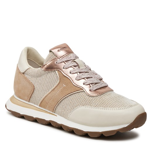 Sneakersy Geox D Spherica Vseries D45F4A 01422 C1Z5Q White/Dk Skin Geox 40 eobuwie.pl