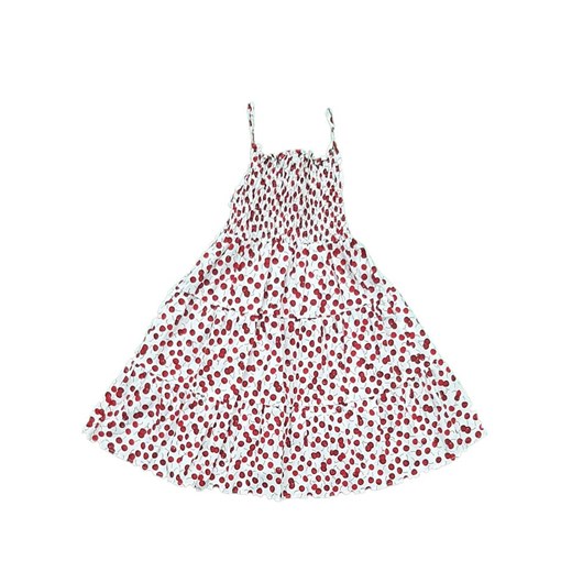 Deux ans de vacances Sukienka w kolorze biało-czerwonym ze sklepu Limango Polska w kategorii Sukienki dziewczęce - zdjęcie 170644011