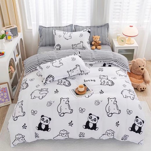 Komplet pościeli dwustronnej 160x200cm LUCKY ZOO Nietylkofiranki One Size wyprzedaż nietylkofiranki.pl