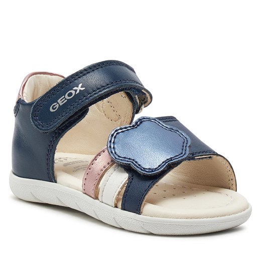 Sandały Geox B Sandal Alul Girl B451YA 085NF C4BE8 M Avio/Pink Geox 22 eobuwie.pl