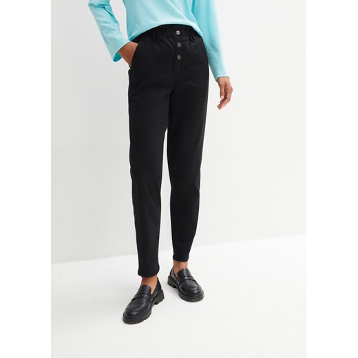 Dżinsy Straight, High Waist, z wygodnym paskiem ze sklepu bonprix w kategorii Spodnie damskie - zdjęcie 170649524