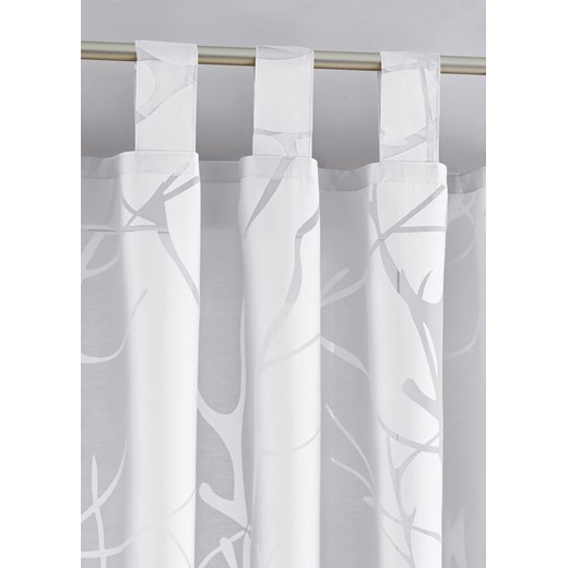 Firana w wypalany wzór (1 szt.) H – Wys./B – Szer.: 145/140 cm bonprix