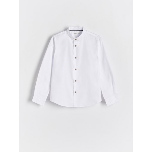 Reserved - Koszula regular fit - biały ze sklepu Reserved w kategorii Koszule chłopięce - zdjęcie 170651401