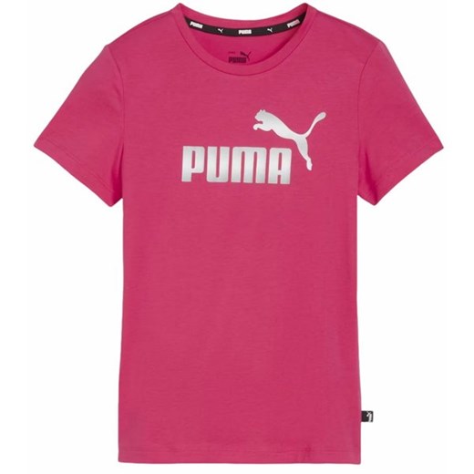 Koszulka juniorska ESS+ Logo Tee Puma ze sklepu SPORT-SHOP.pl w kategorii Bluzki dziewczęce - zdjęcie 170654433