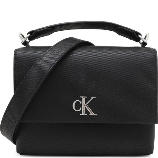 Listonoszka Calvin Klein na ramię średnia elegancka