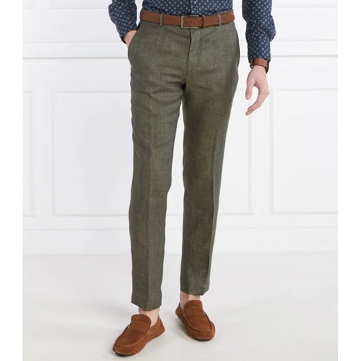 Joop! Lniane spodnie JT-18Hank | Slim Fit ze sklepu Gomez Fashion Store w kategorii Spodnie męskie - zdjęcie 170657840