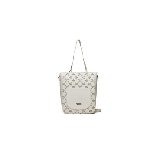 Nobo Torebka NBAG-M2240-C000 Biały ze sklepu MODIVO w kategorii Torby Shopper bag - zdjęcie 170659713