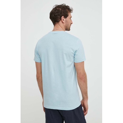 PS Paul Smith t-shirt bawełniany męski kolor niebieski gładki Ps Paul Smith XL ANSWEAR.com