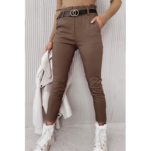 Spodnie BONTENA BROWN ze sklepu Ivet Shop w kategorii Spodnie damskie - zdjęcie 170665240
