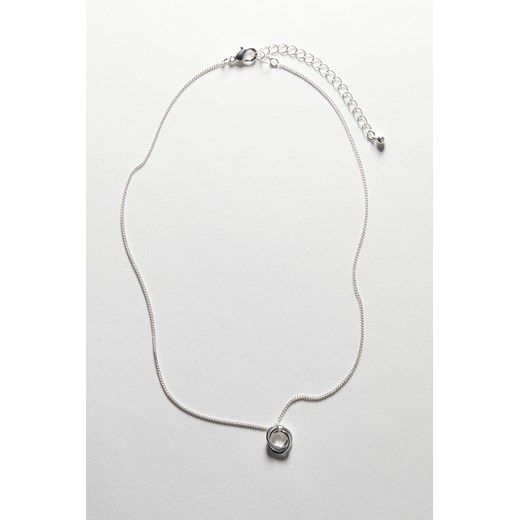 H & M - Naszyjnik z wisiorkiem - Srebrny ze sklepu H&M w kategorii Naszyjniki - zdjęcie 170667240