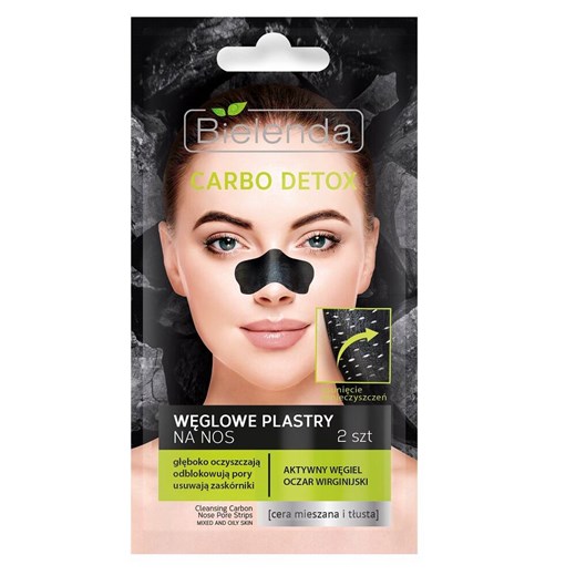 Carbo Detox węglowe plastry na nos 2szt Bielenda uniwersalny www.ichester.pl