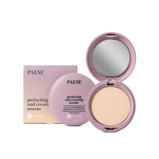 Nanorevit Perfecting and Covering Powder puder upiększająco-kryjący 03 Sand 9g Paese uniwersalny www.ichester.pl